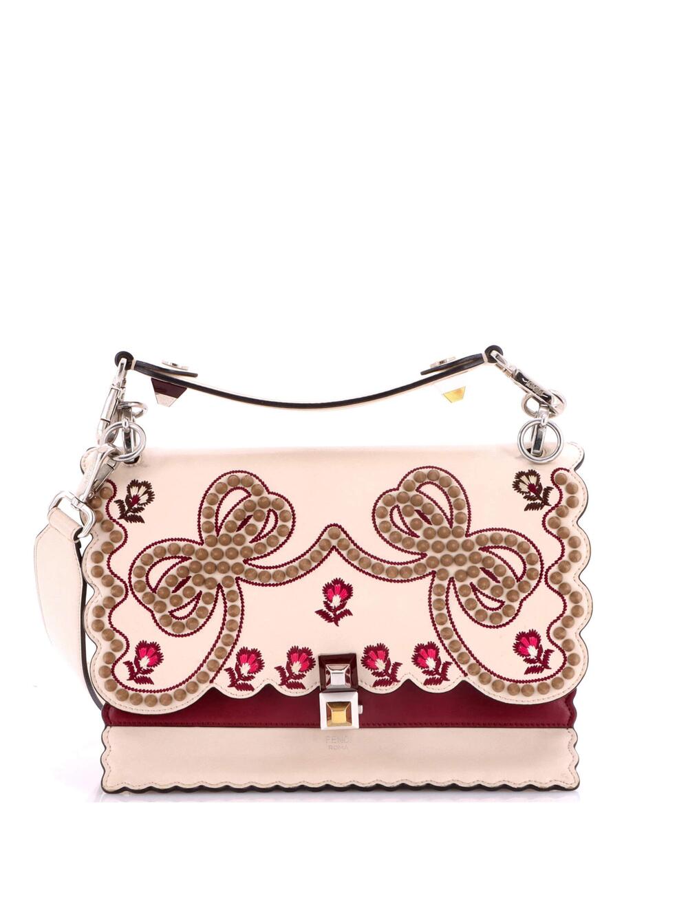 Fendi Kan I Bag Embroidered Studded #266180F93B